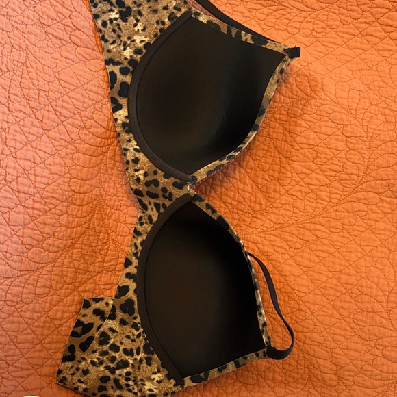 Leopard Print Eby 3D Precision Molded Cup Bra Women's Bra - Picture 7 of 15